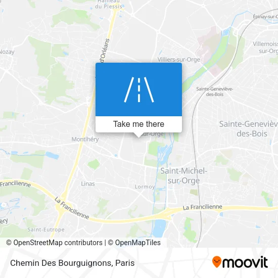 Chemin Des Bourguignons map