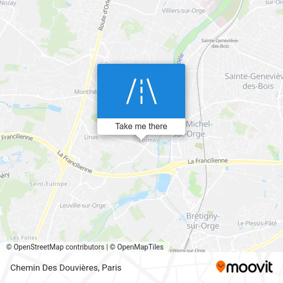 Chemin Des Douvières map