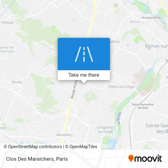 Clos Des Maraîchers map