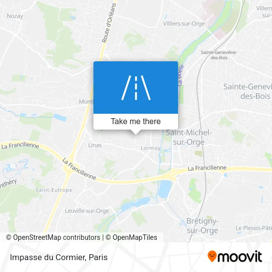 Impasse du Cormier map