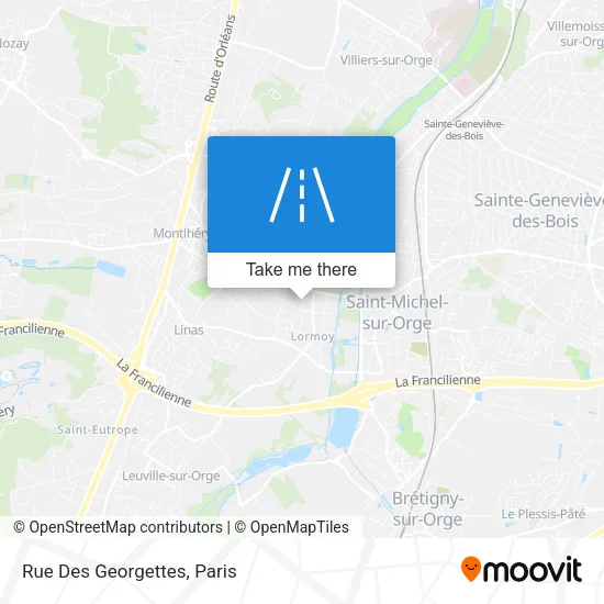 Rue Des Georgettes map