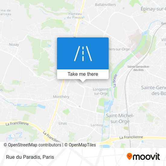 Rue du Paradis map