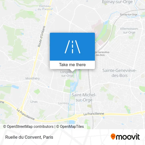 Ruelle du Convent map