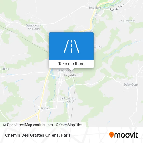 Chemin Des Grattes Chiens map