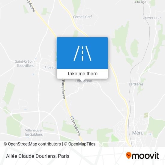Allée Claude Dourlens map