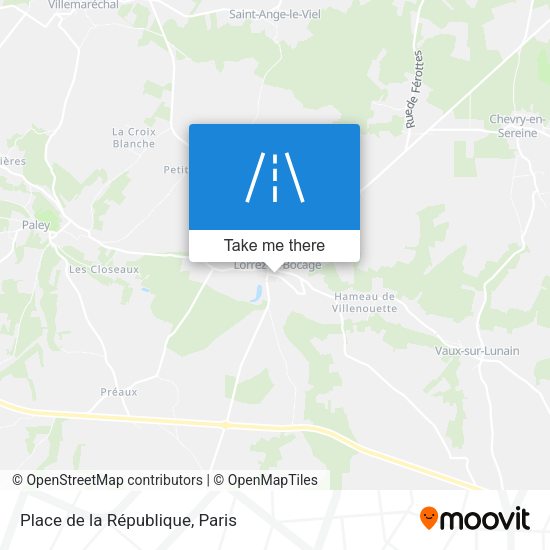 Place de la République map