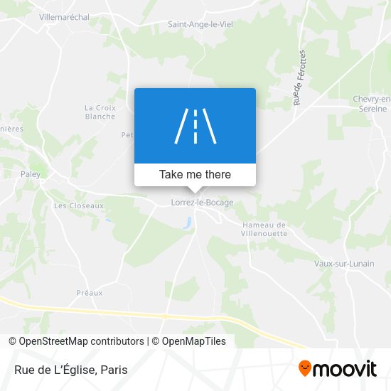 Rue de L’Église map