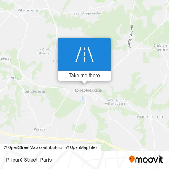 Rue du Prieuré map