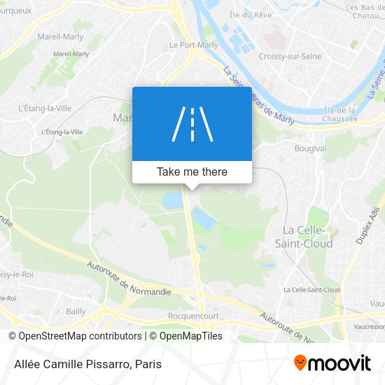 Allée Camille Pissarro map
