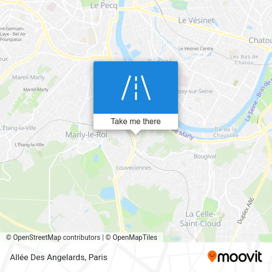 Allée Des Angelards map