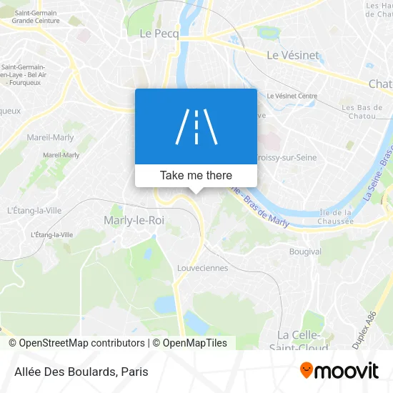 Allée Des Boulards map