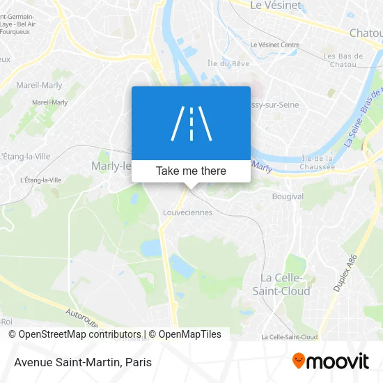 Avenue Saint-Martin map