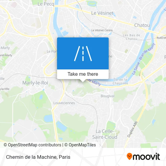 Chemin de la Machine map