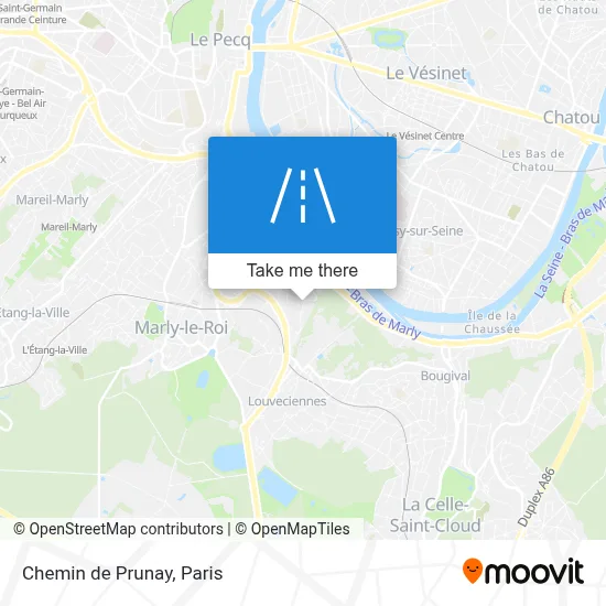 Chemin de Prunay map