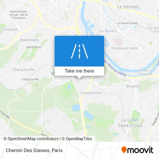 Chemin Des Glaises map