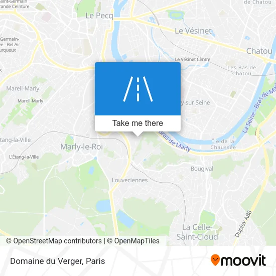 Domaine du Verger map