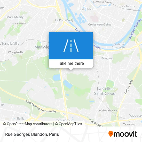 Rue Georges Blandon map