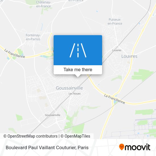 Boulevard Paul Vaillant Couturier map