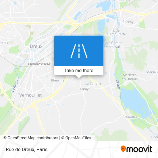 Rue de Dreux map