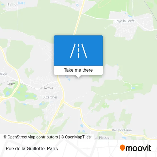 Rue de la Guillotte map