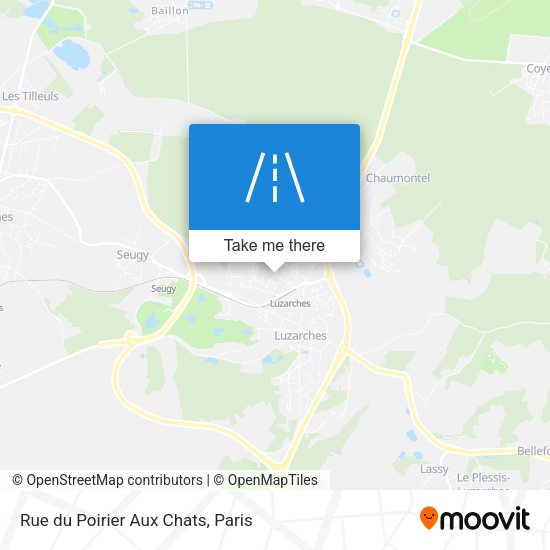 Rue du Poirier Aux Chats map