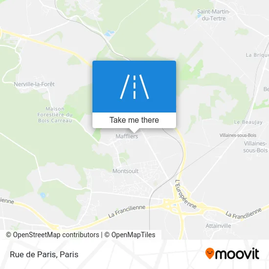 Rue de Paris map