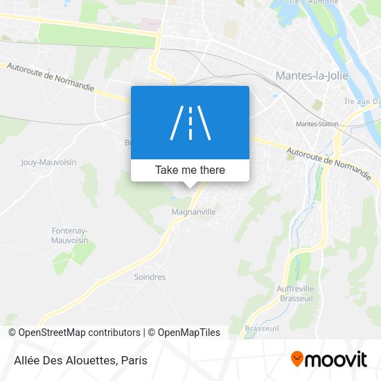 Allée Des Alouettes map