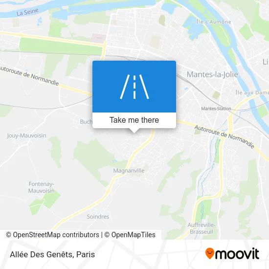 Allée Des Genêts map