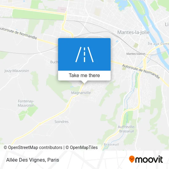 Allée Des Vignes map