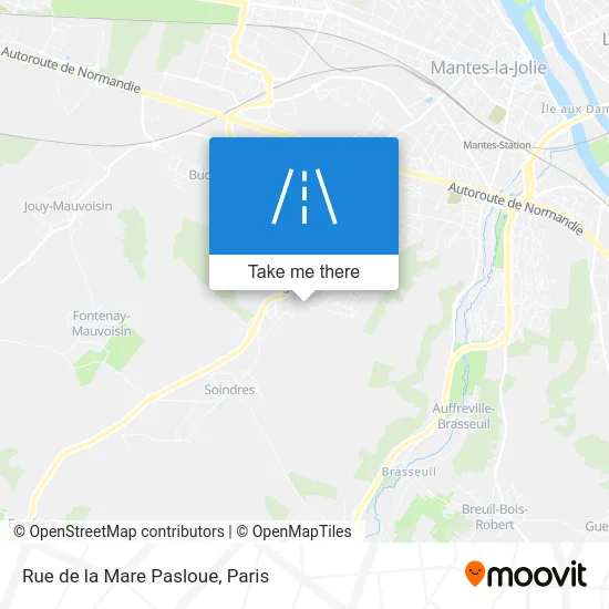 Rue de la Mare Pasloue map