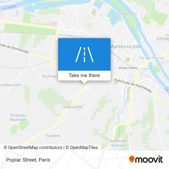 Rue Des Peupliers map