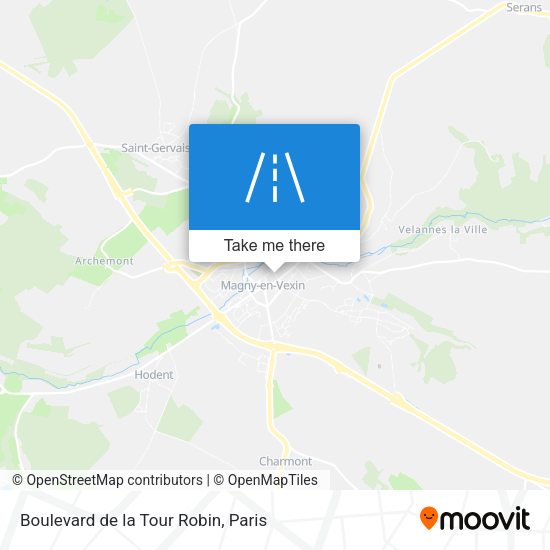 Boulevard de la Tour Robin map