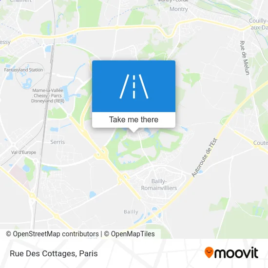 Rue Des Cottages map