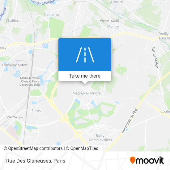 Rue Des Glaneuses map