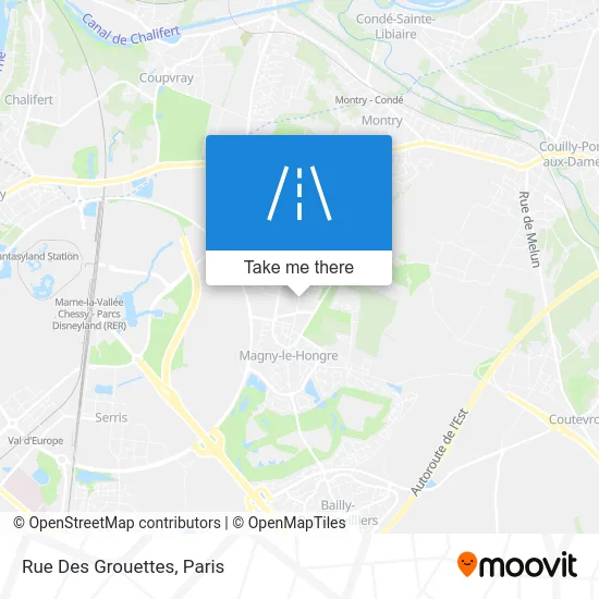 Rue Des Grouettes map