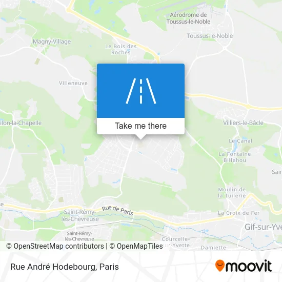 Rue André Hodebourg map