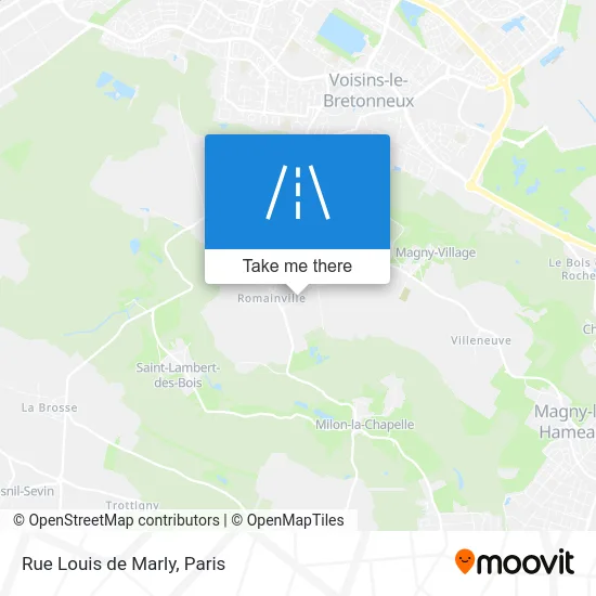 Rue Louis de Marly map