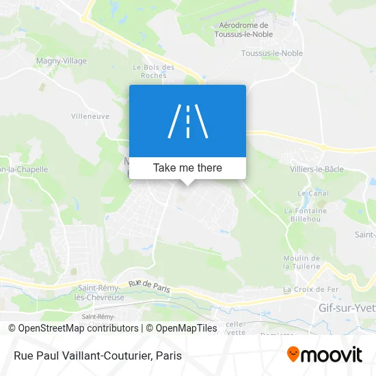 Rue Paul Vaillant-Couturier map