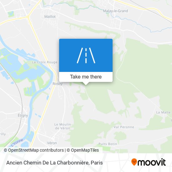 Ancien Chemin De La Charbonnière map