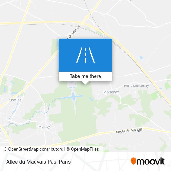 Allée Du Mauvais Pas map