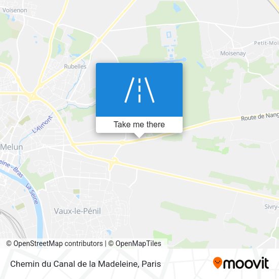 Chemin du Canal de la Madeleine map