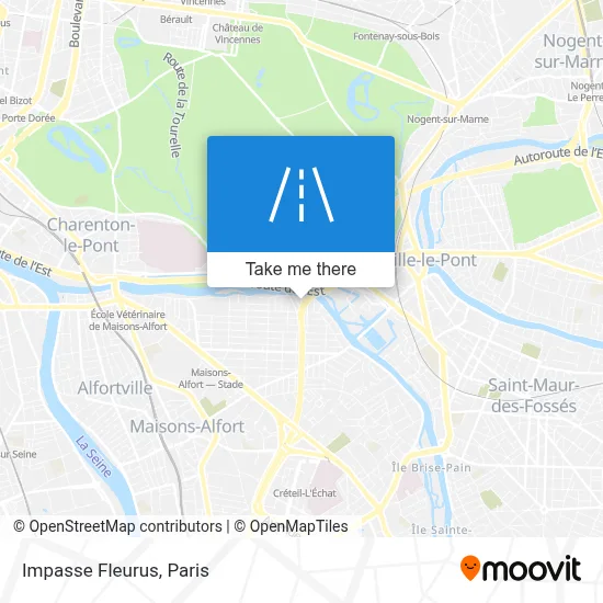 Impasse Fleurus map