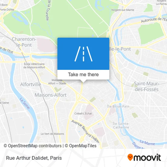 Rue Arthur Dalidet map