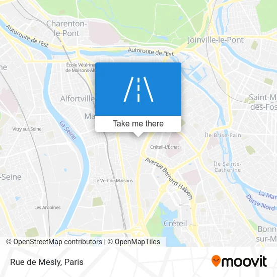 Rue de Mesly map