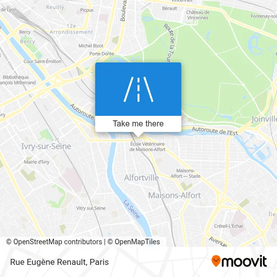 Rue Eugène Renault map
