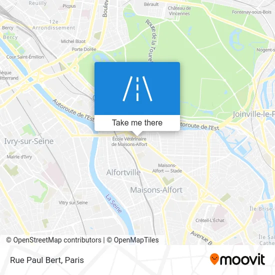 Rue Paul Bert map