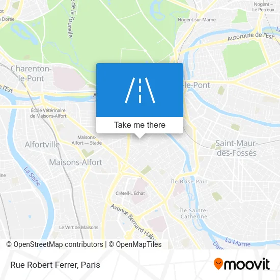 Rue Robert Ferrer map