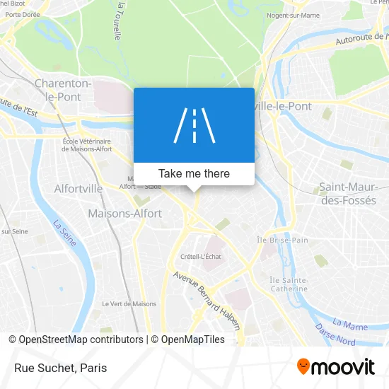 Rue Suchet map