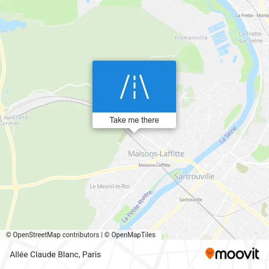 Allée Claude Blanc map