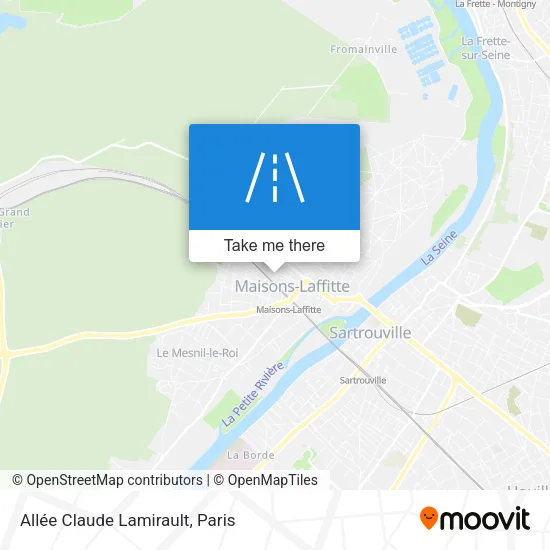 Allée Claude Lamirault map